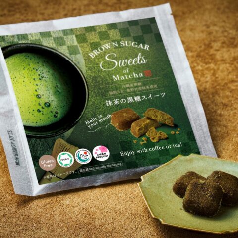 抹茶の黒糖スイーツ